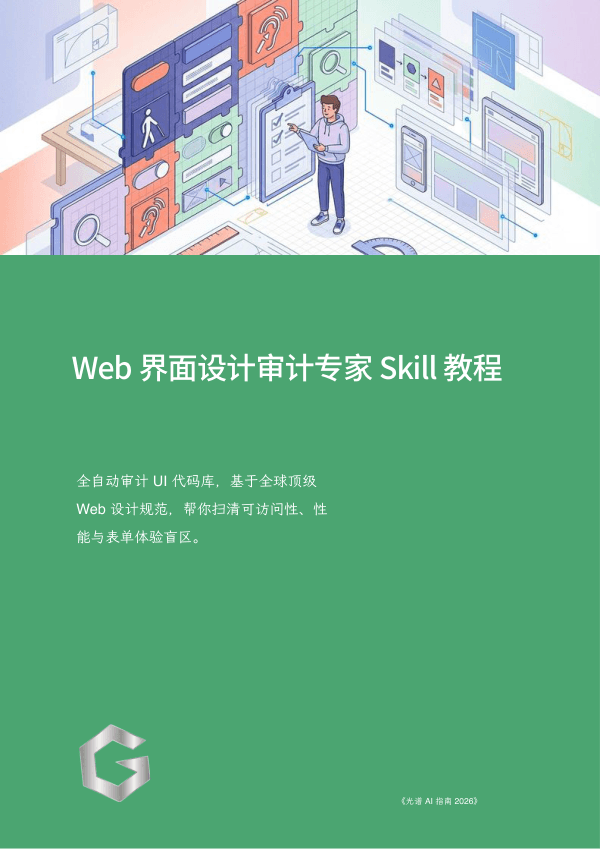 Web 界面设计审计专家 Skill 教程